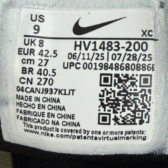 Nike Vapor Pro 3 Heritage HC Tennis Shoes Khaki Olive Size 9 HV1483-200 NEW main image 5